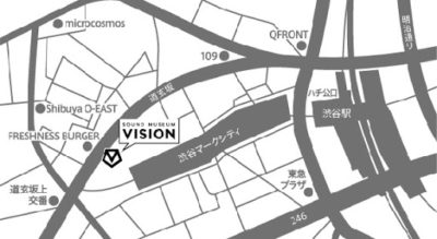 【渋谷クラブ】VISIONのアクセス、マップ、地図、行き方について